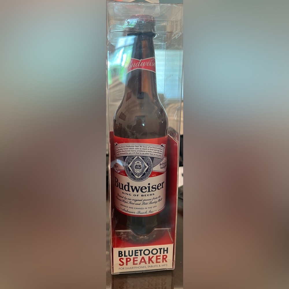 Bluetooth Speaker Budweiser bottle